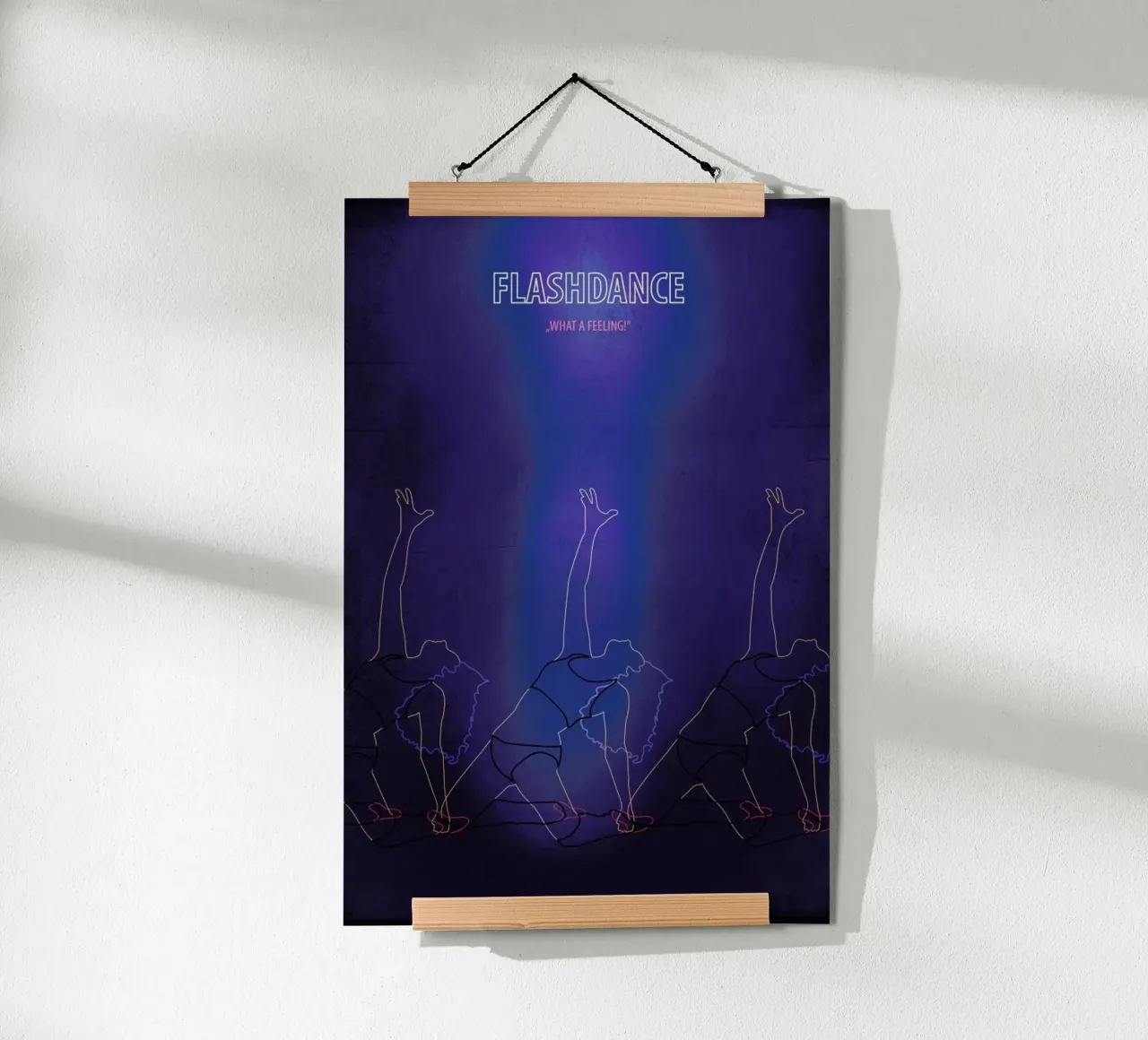 Flashdance poster by Fräulein Fisher