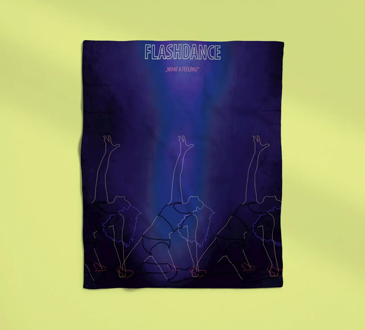 Flashdance fleecedeken van Fräulein Fisher