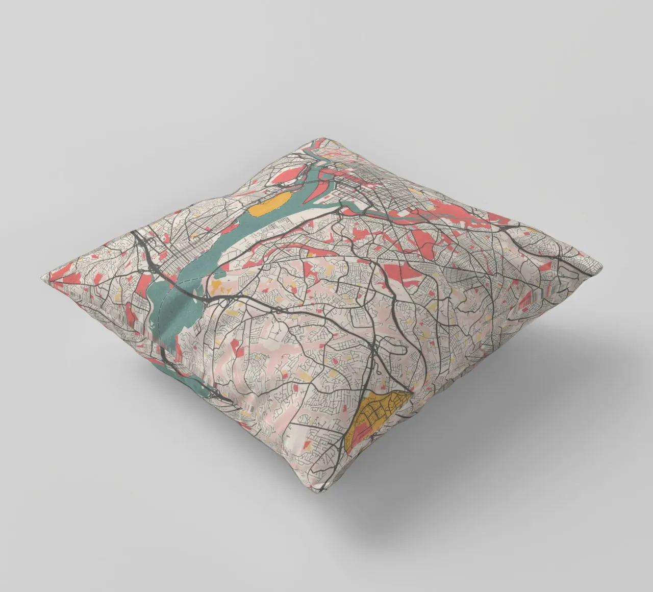Washington DC Map cuscino da MOOODZART
