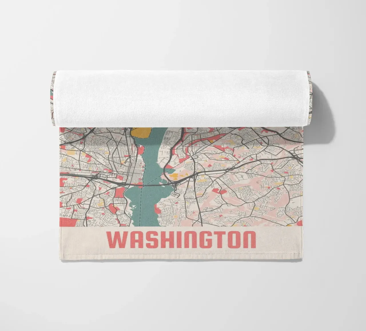Washington DC Map telo mare da MOOODZART