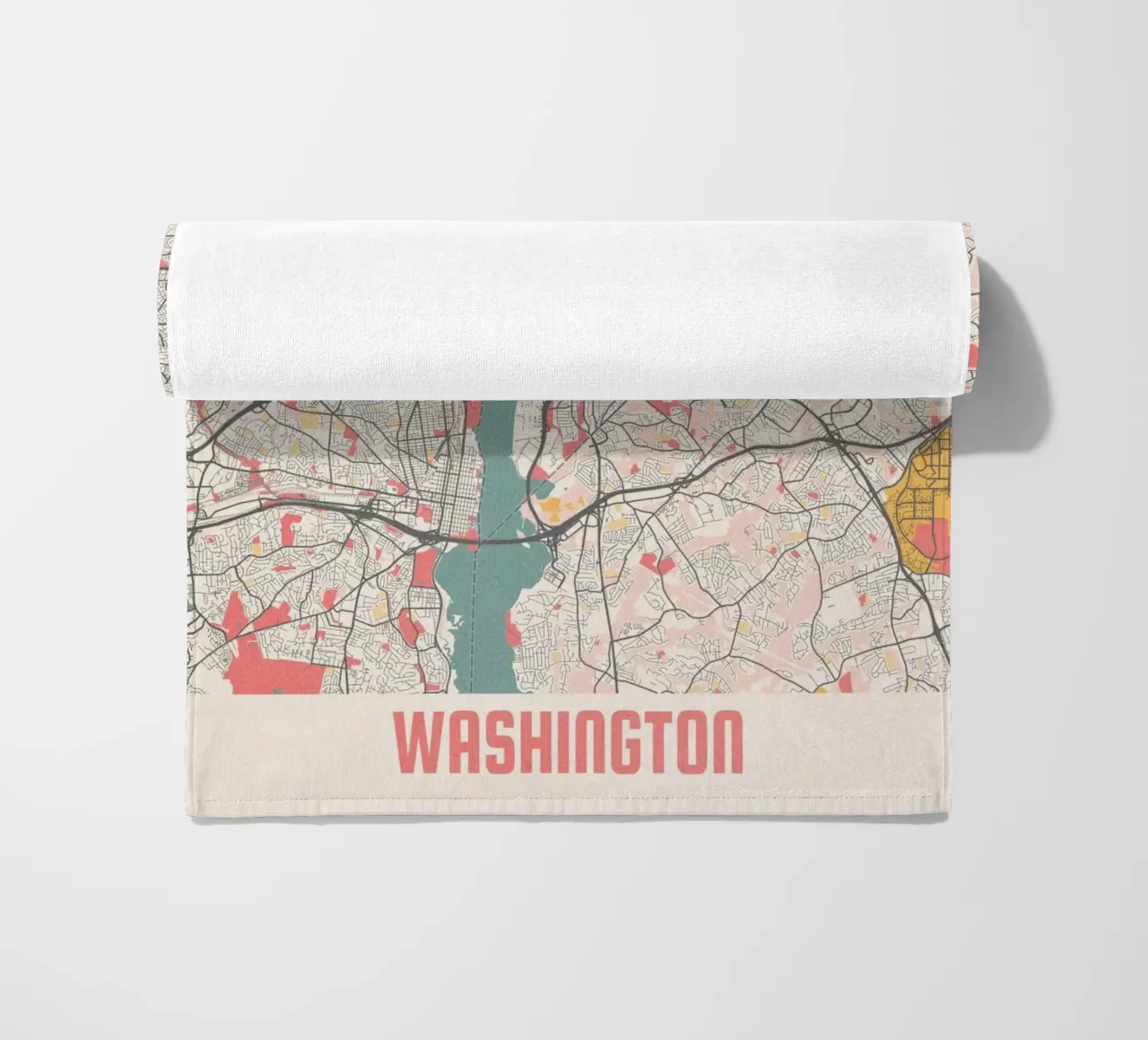 Washington DC Map telo mare da MOOODZART