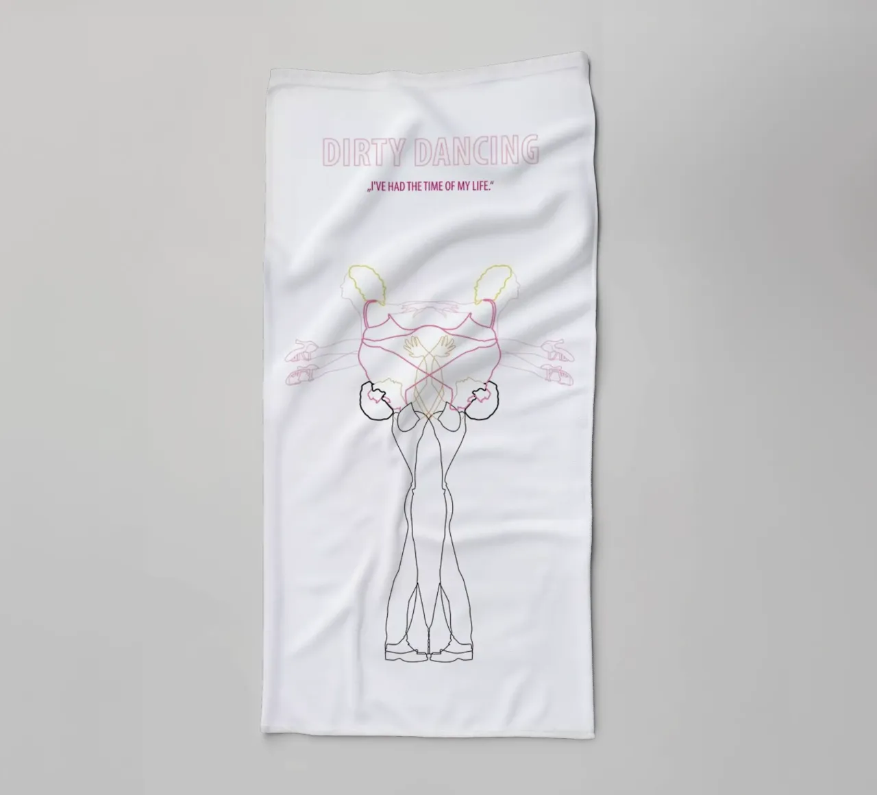 Dirty Dancing towel by Fräulein Fisher