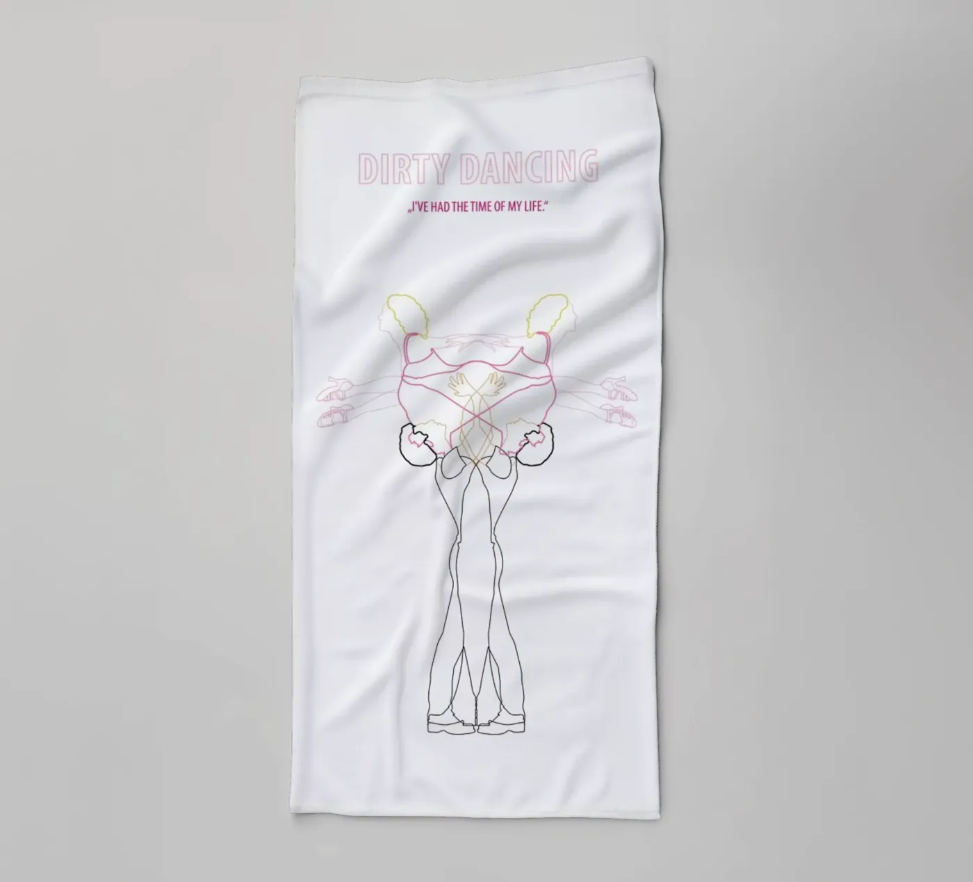 Dirty Dancing towel by Fräulein Fisher