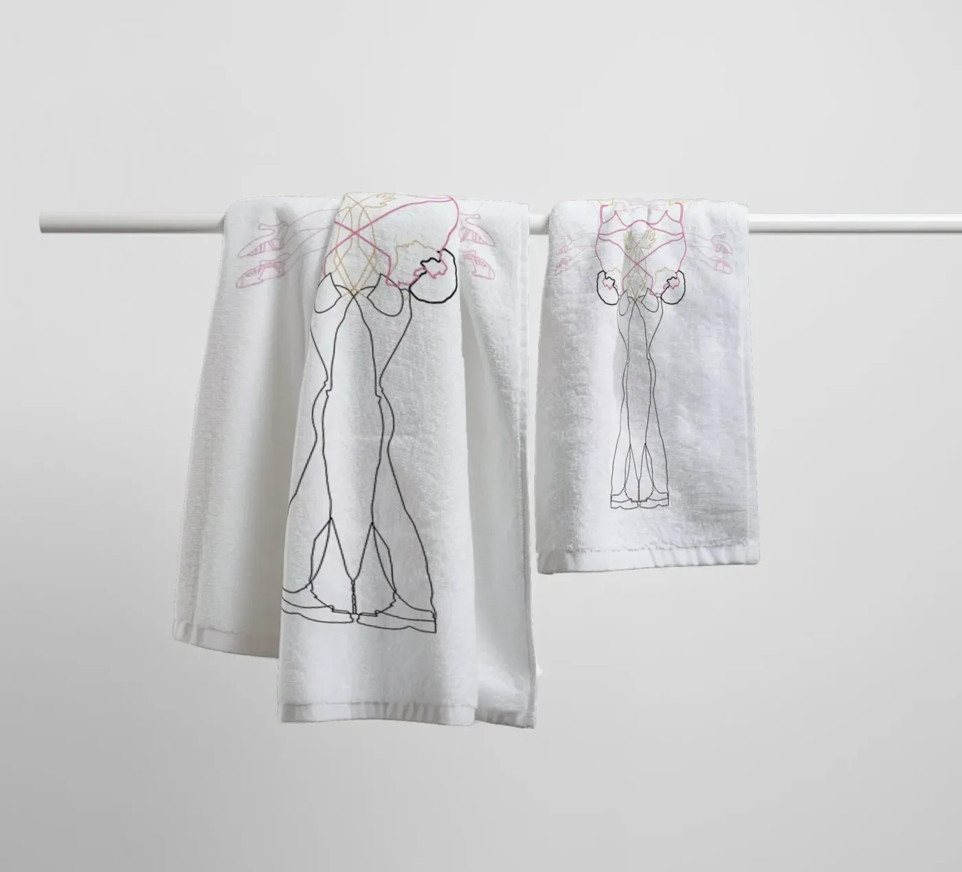 Dirty Dancing towel by Fräulein Fisher