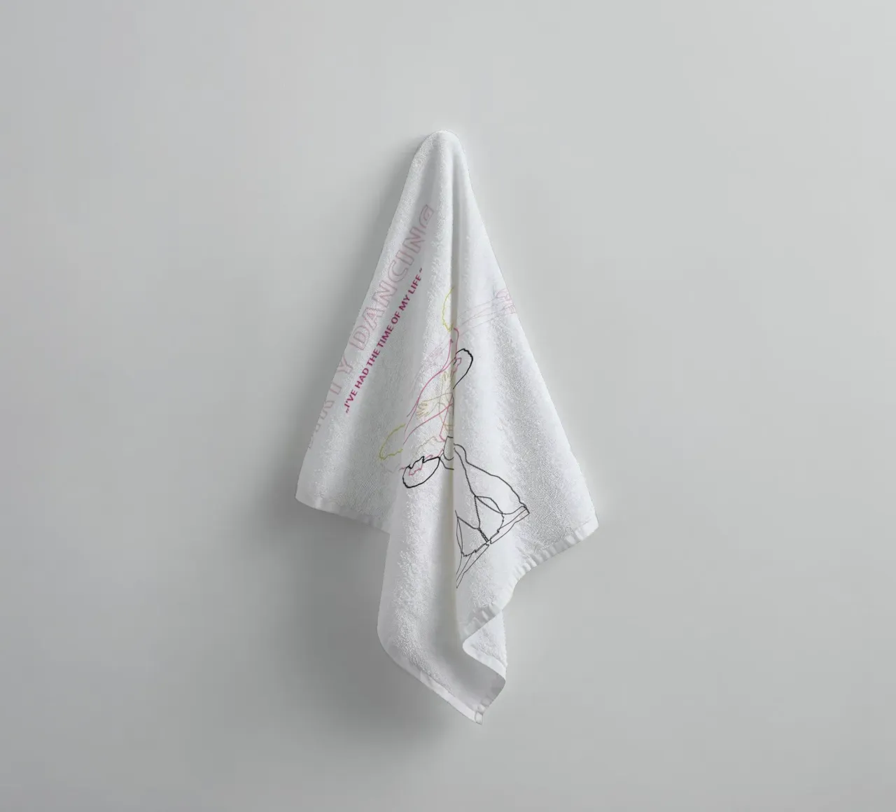 Dirty Dancing towel by Fräulein Fisher
