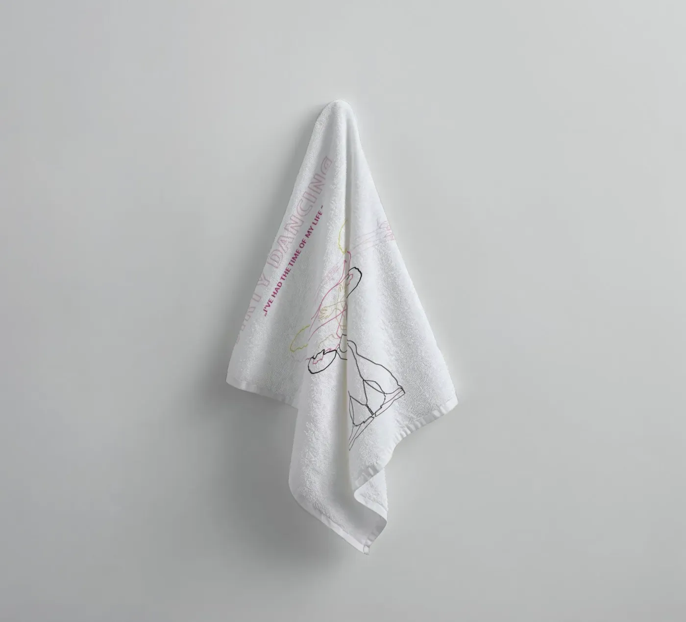 Dirty Dancing towel by Fräulein Fisher