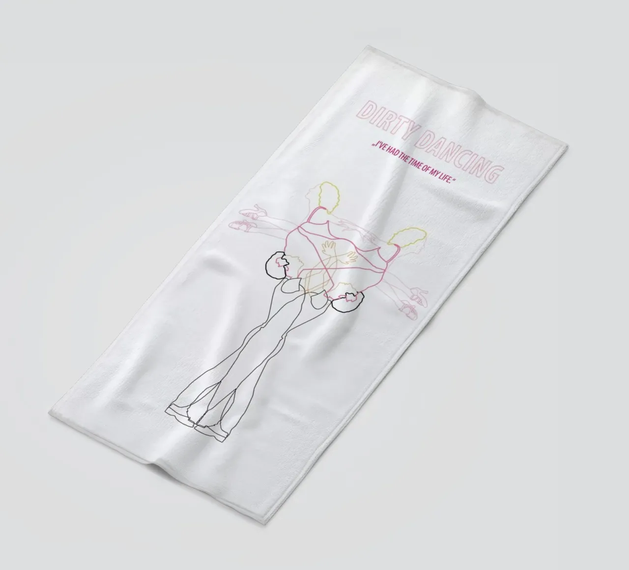 Dirty Dancing beach towel by Fräulein Fisher