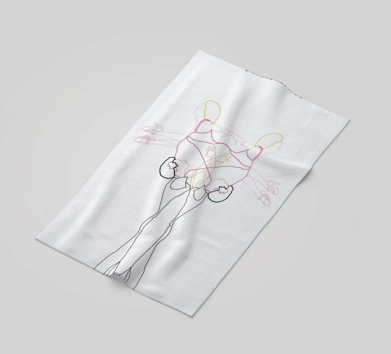 Dirty Dancing beach towel by Fräulein Fisher