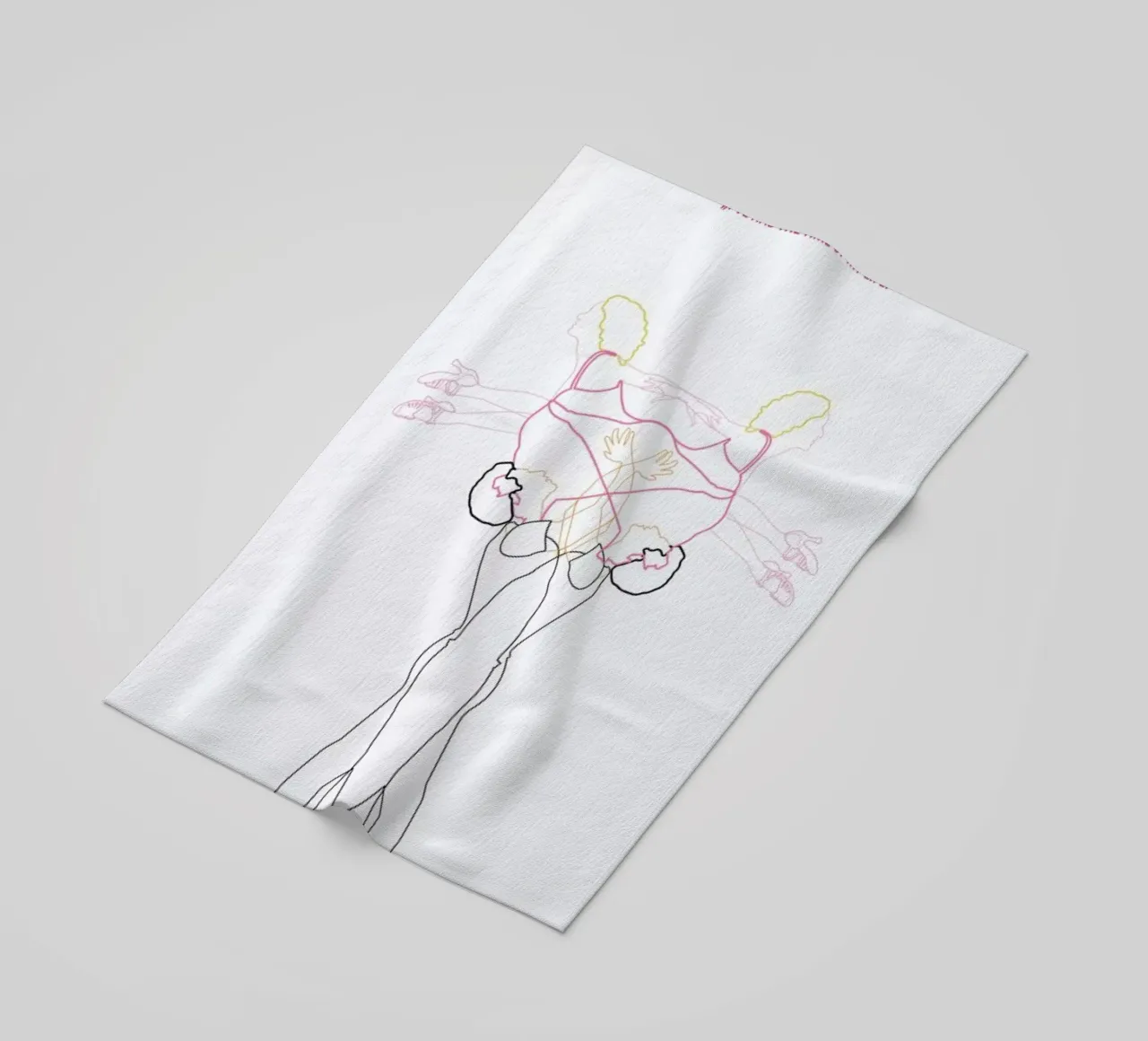 Dirty Dancing beach towel by Fräulein Fisher
