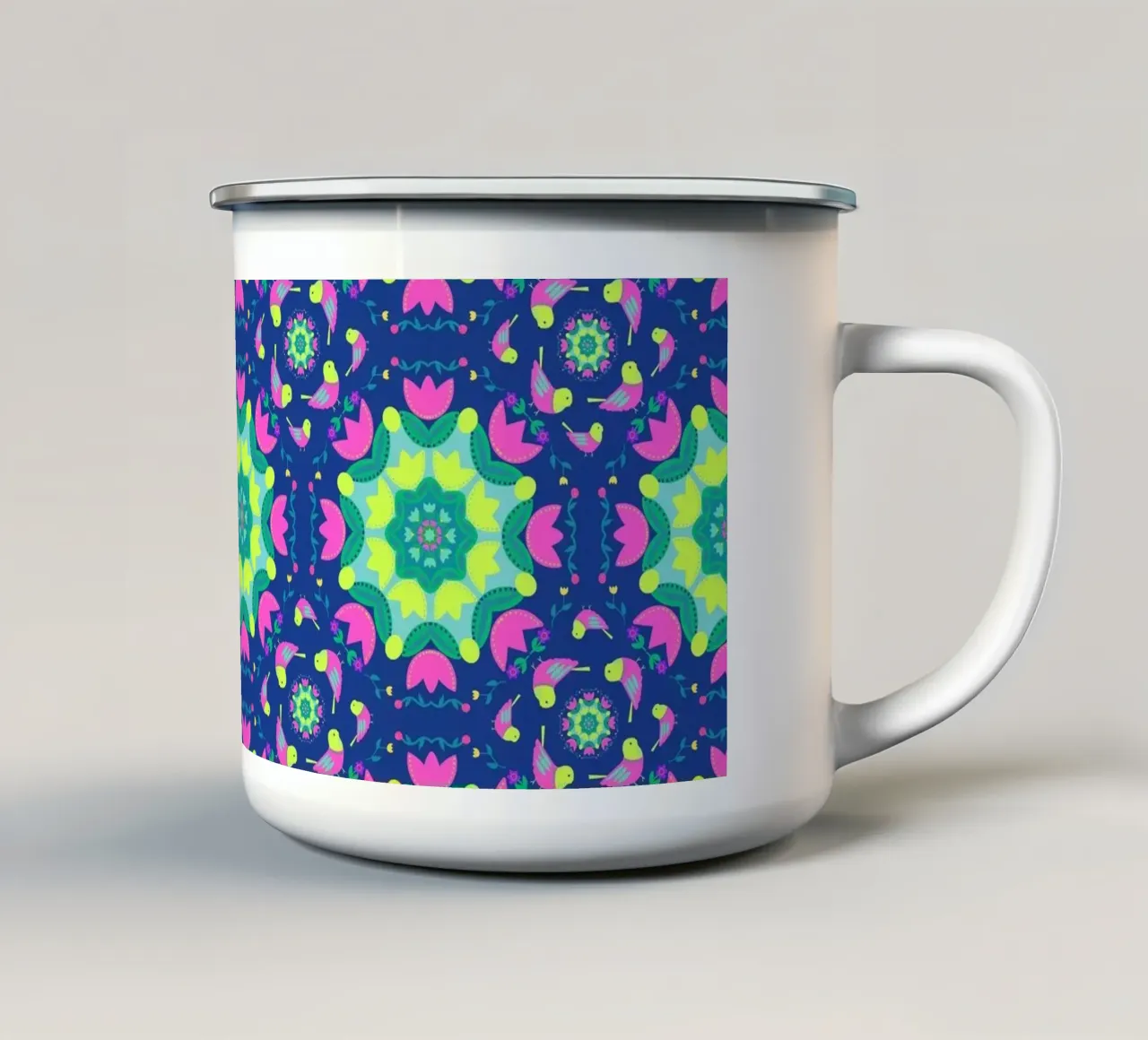 Crazy Tulipa tazza in smalto da Miris bunte Modewelt