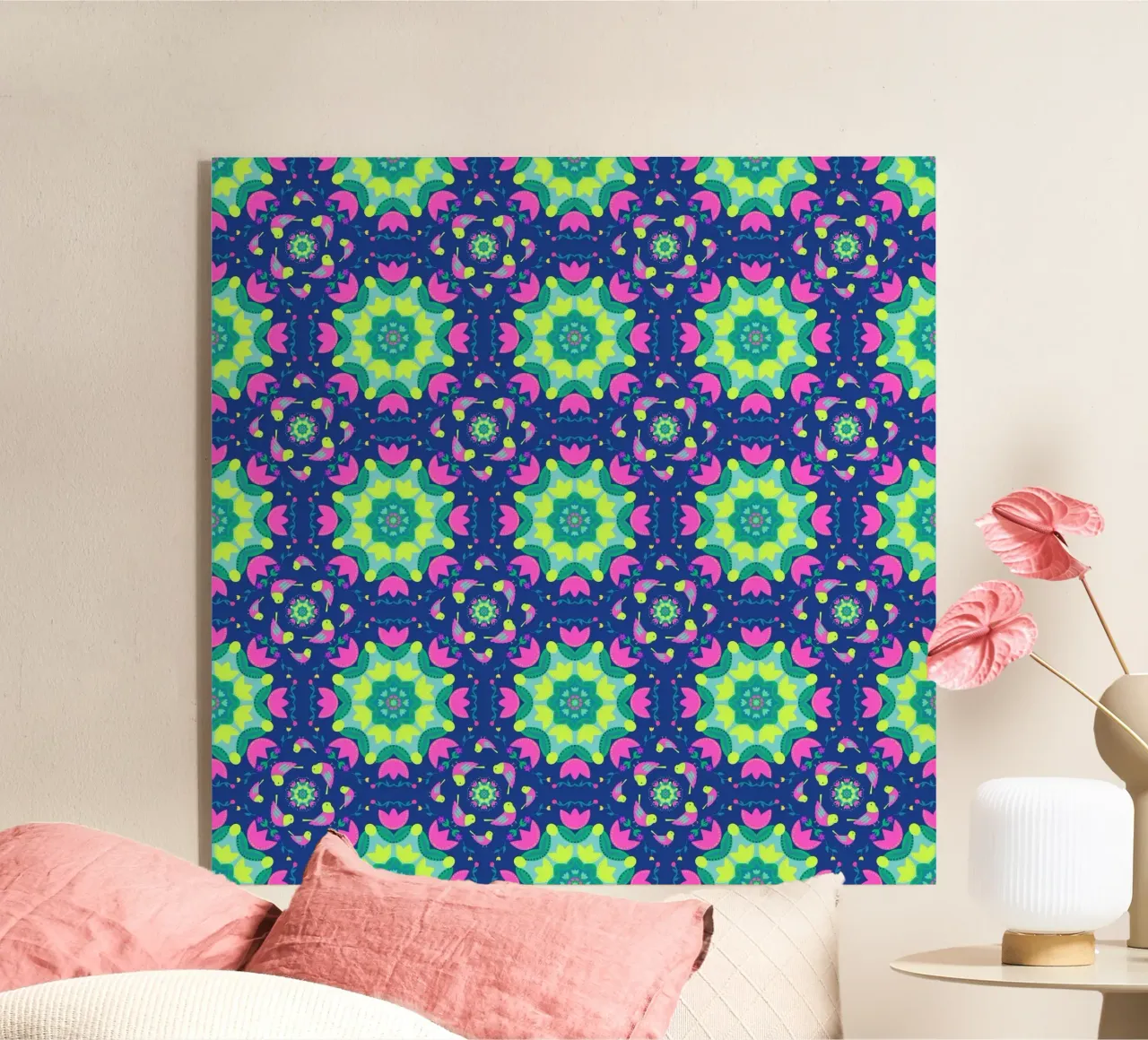 Crazy Tulipa acryl van Miris bunte Modewelt