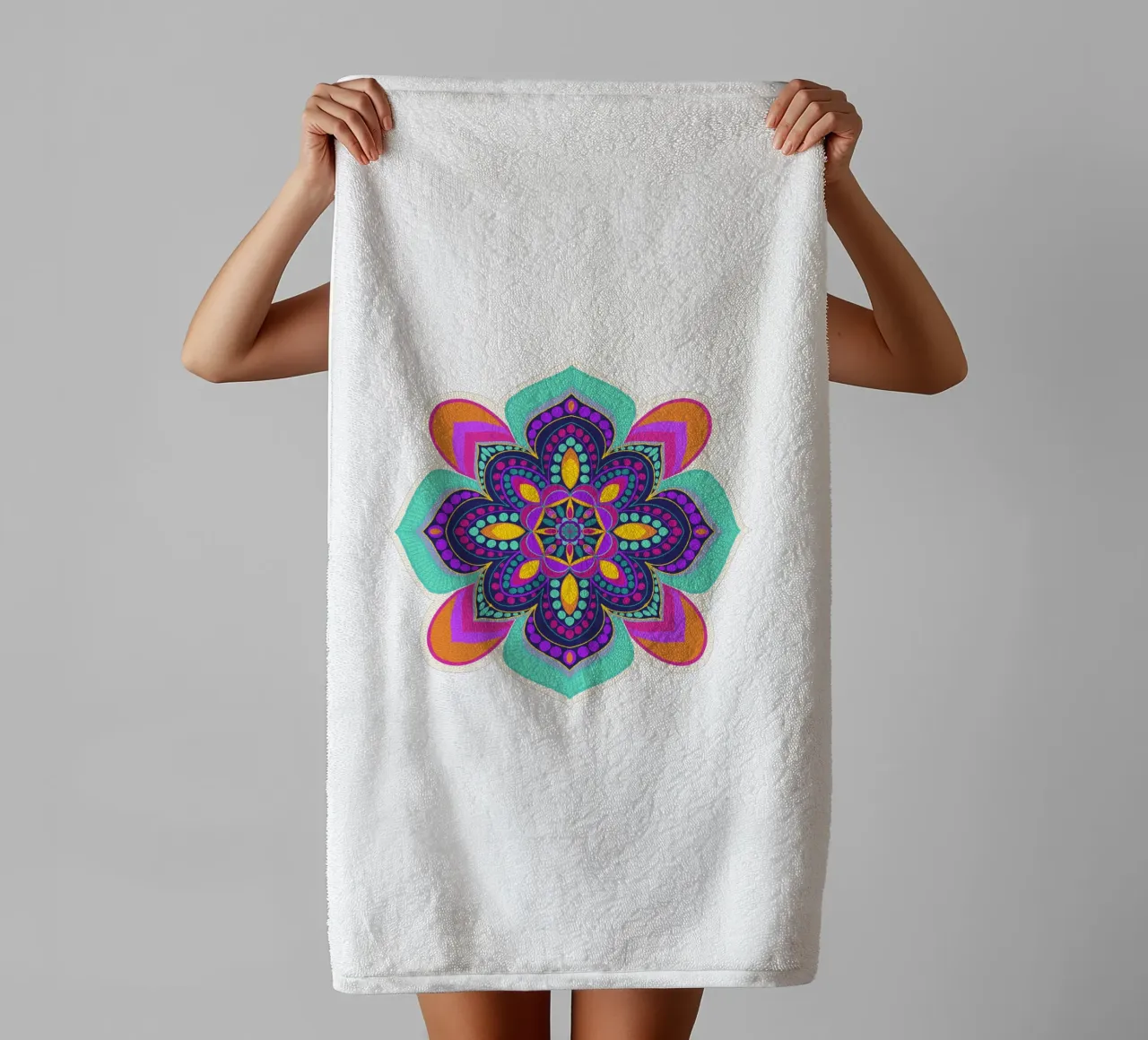 Good Vibes MANDALA asciugamano da bagno da Miris bunte Modewelt