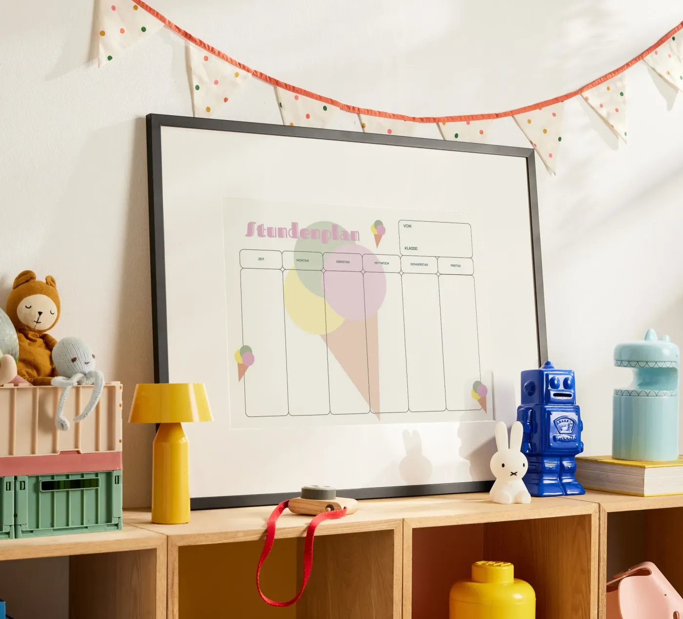 Stundenplan Icecream poster da studio.ladina