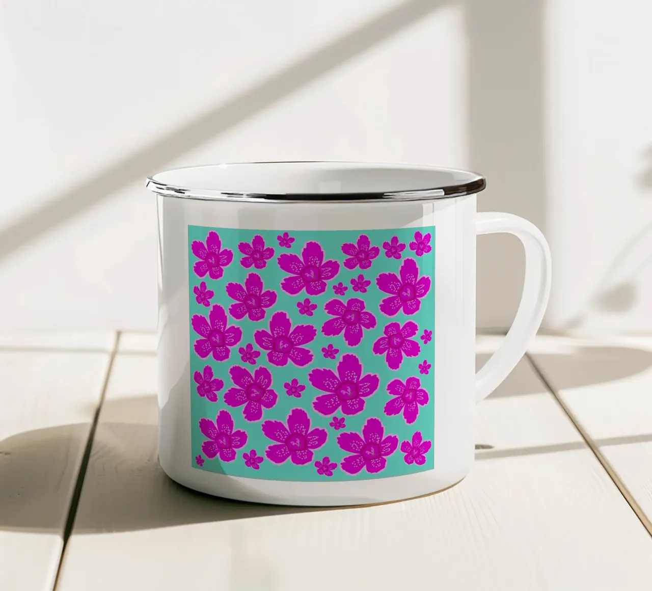 Miris Glücksmoment tazza in smalto da Miris bunte Modewelt
