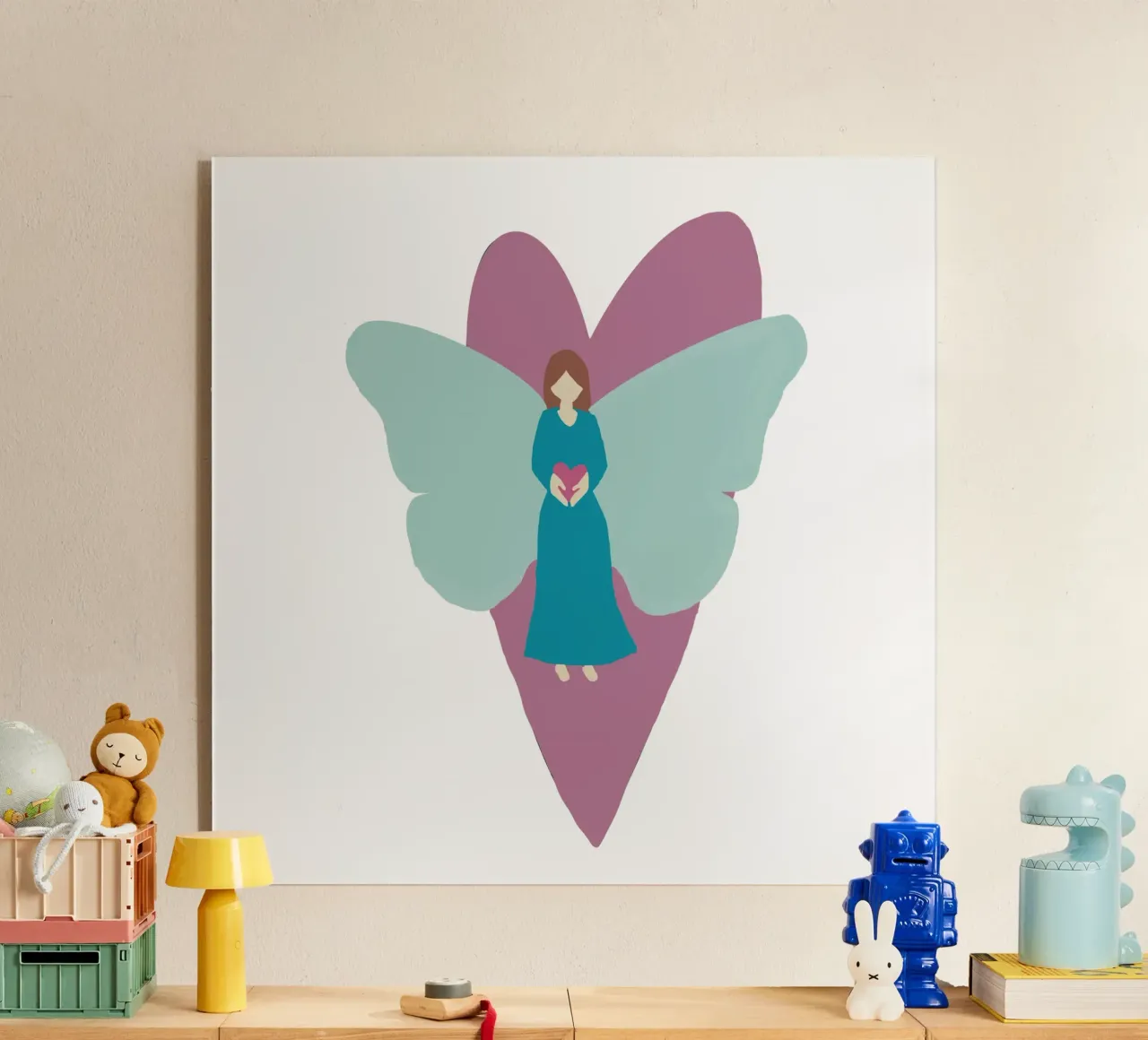 Herzmädchen by Miri plexiglass da Miris bunte Modewelt