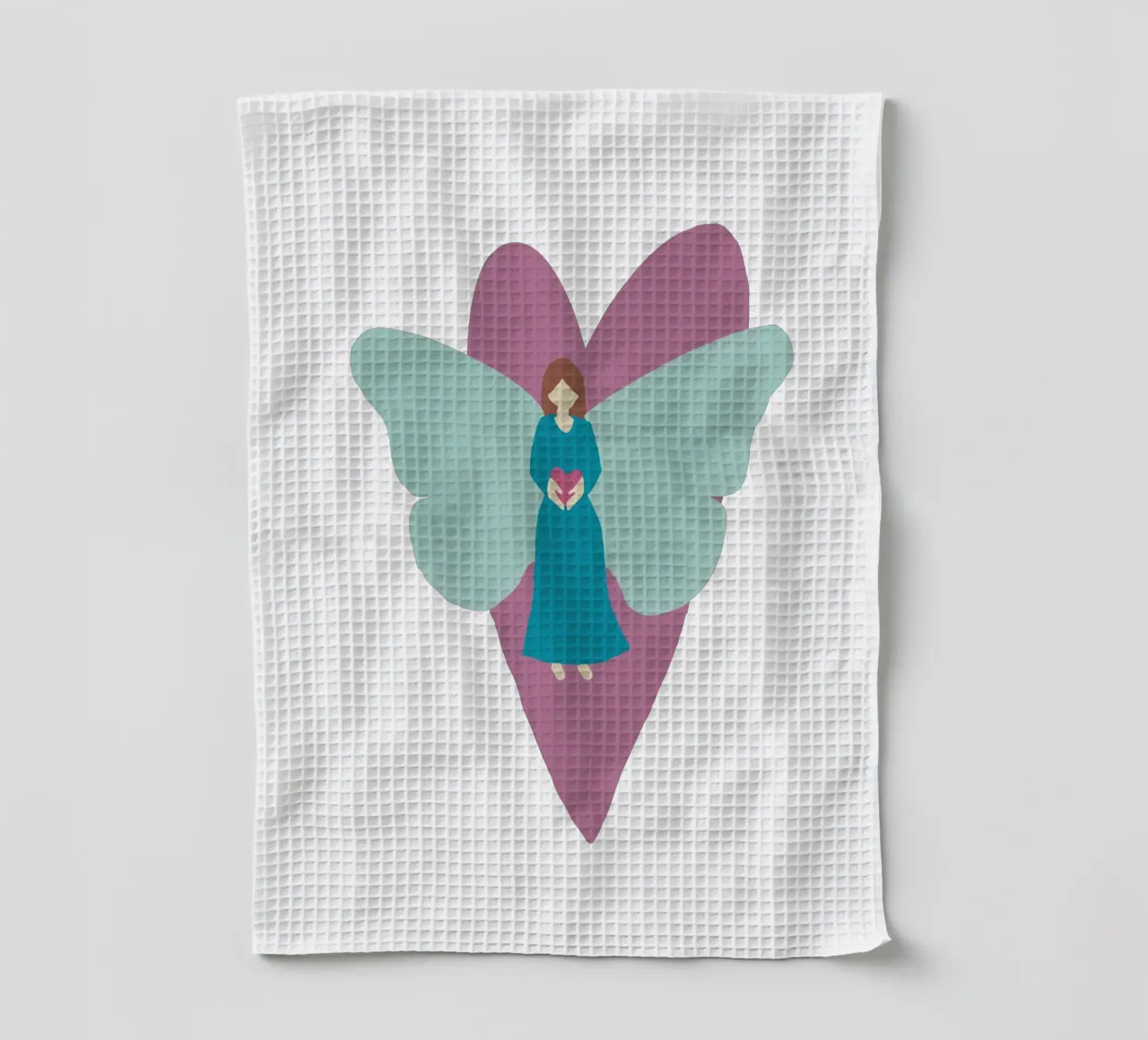 Herzmädchen by Miri canovaccio da cucina da Miris bunte Modewelt