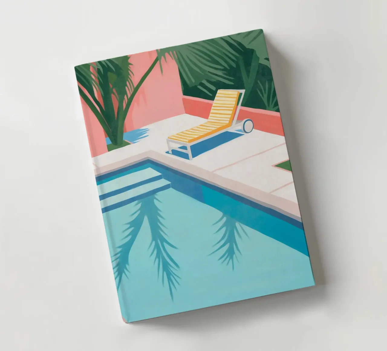 Relaxing pool garden landscape notebook by Carinaprint
