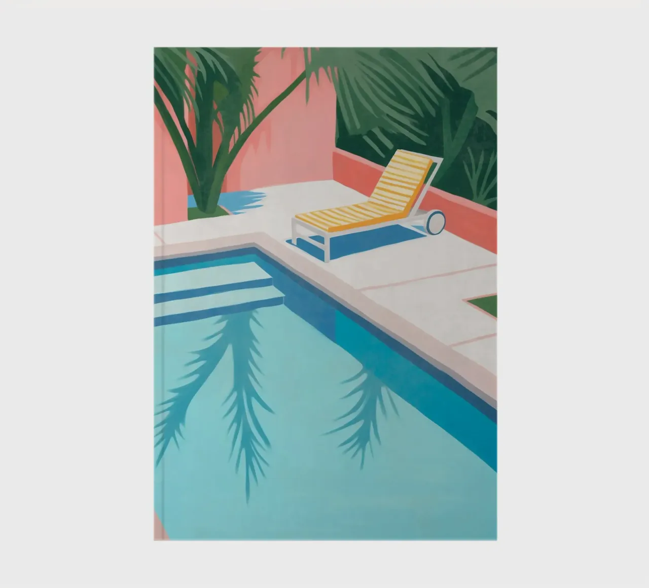 Relaxing pool garden landscape notebook by Carinaprint