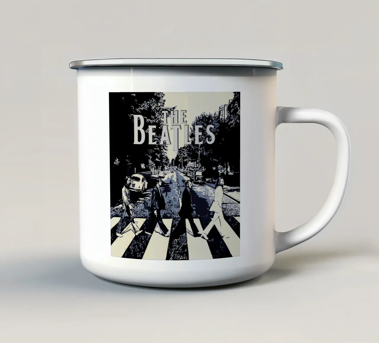 Abbey Road I Beatles tazza in smalto da neonartroom