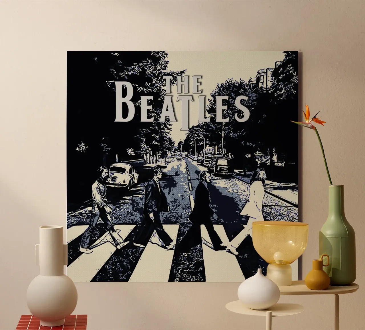 Abbey Road The Beatles forex plate by neonartroom
