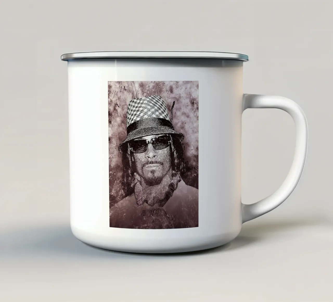 Lo Snoop tazza in smalto da neonartroom