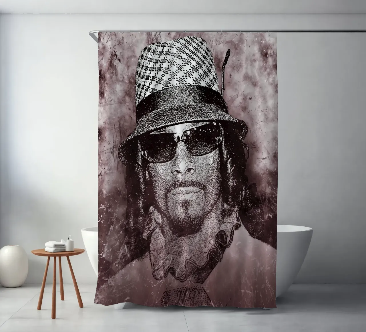 Lo Snoop tenda da doccia da neonartroom