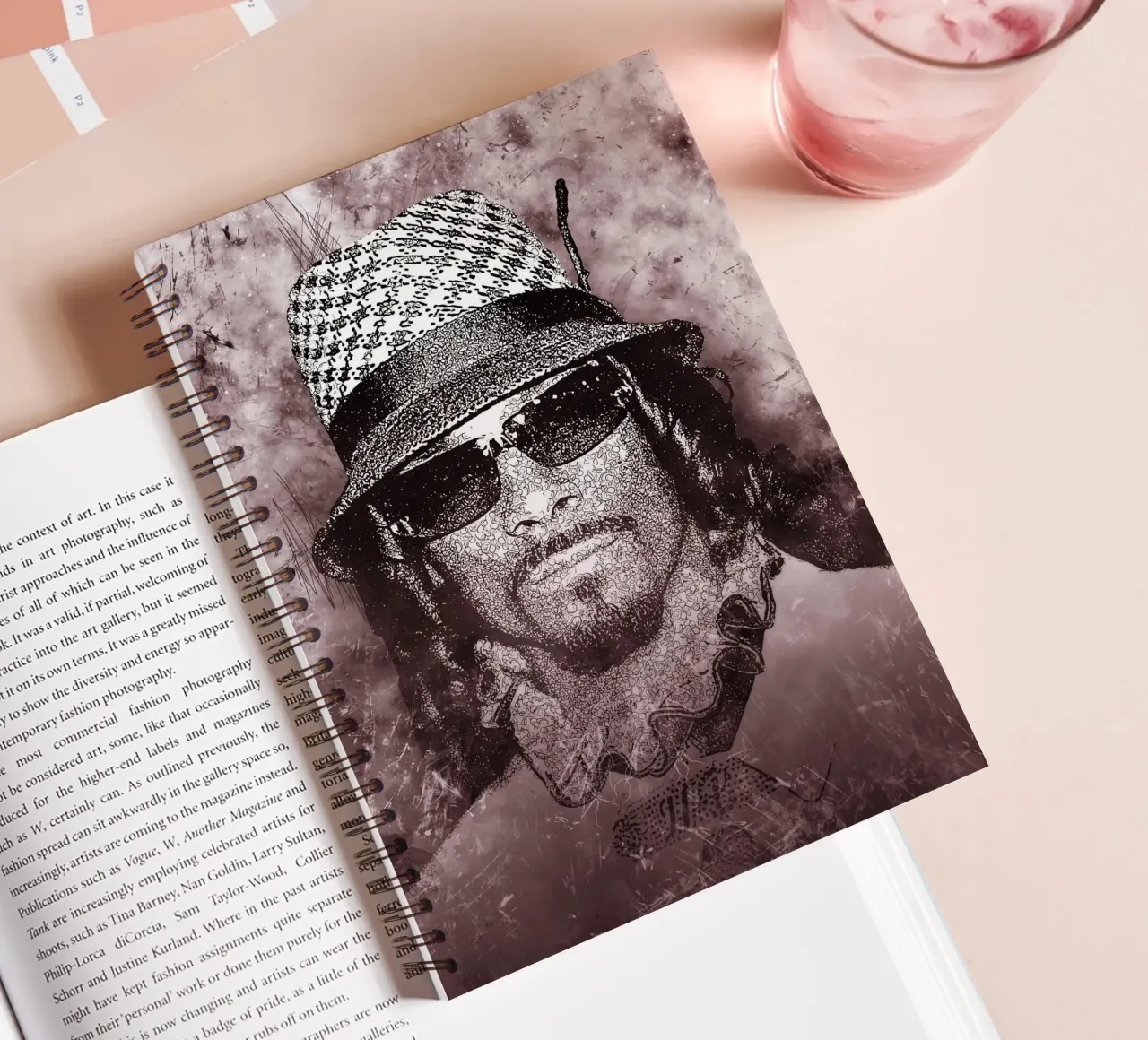 The Snoop spiral notebook by neonartroom