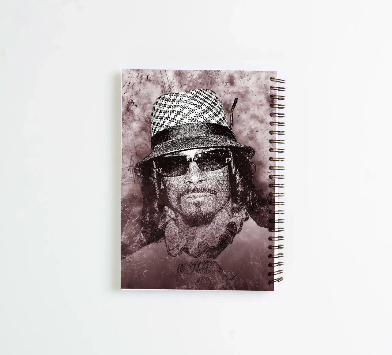 The Snoop spiral notebook by neonartroom