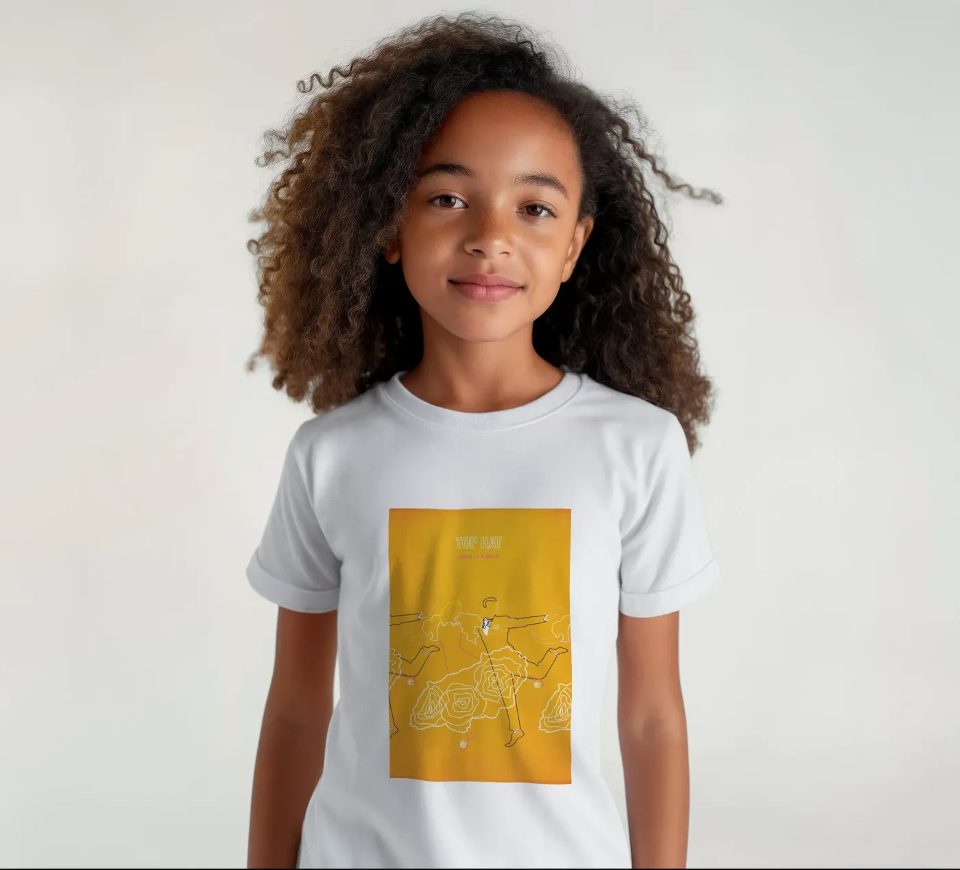 Top Hat t-shirt bambini da Fräulein Fisher