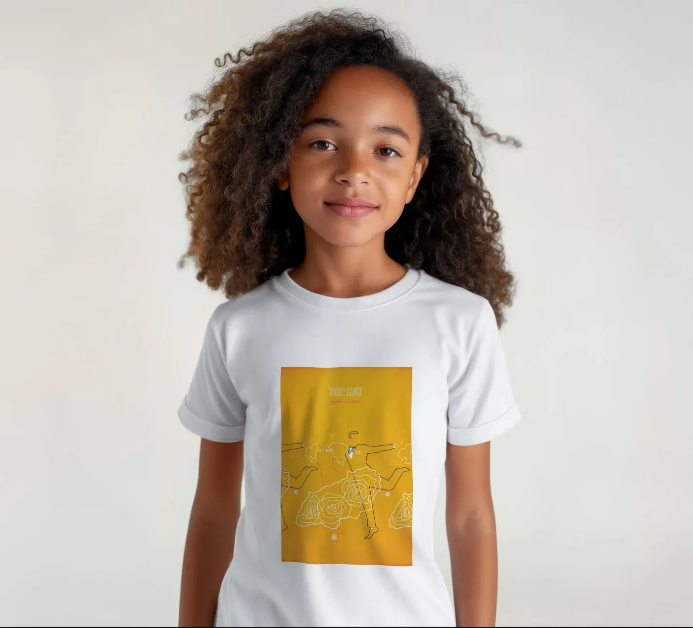 Top Hat t-shirt bambini da Fräulein Fisher