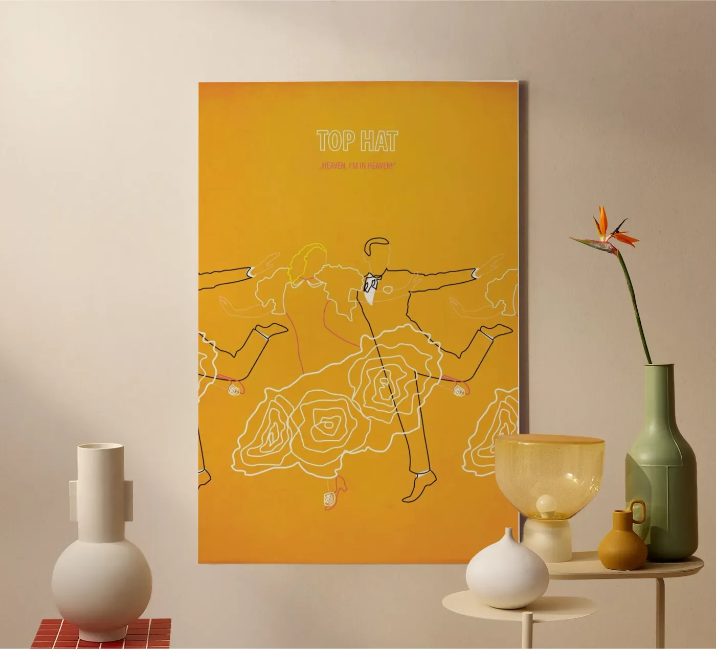 Top Hat tela da Fräulein Fisher