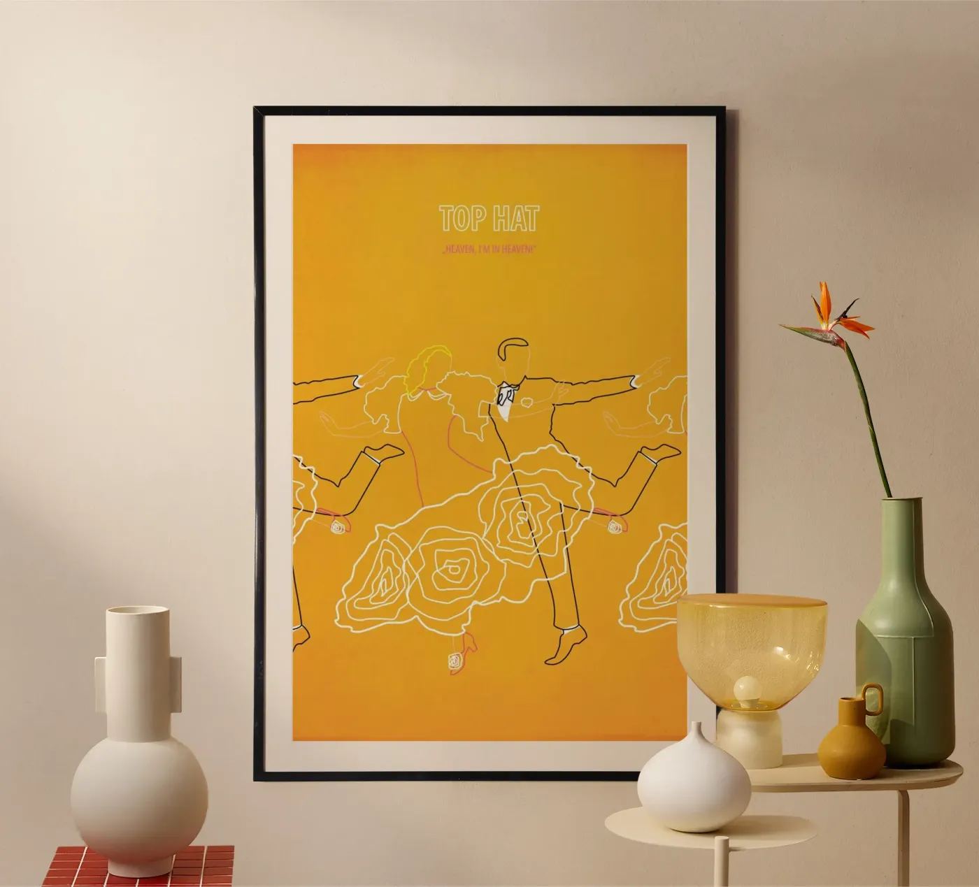 Top Hat Poster von Fräulein Fisher