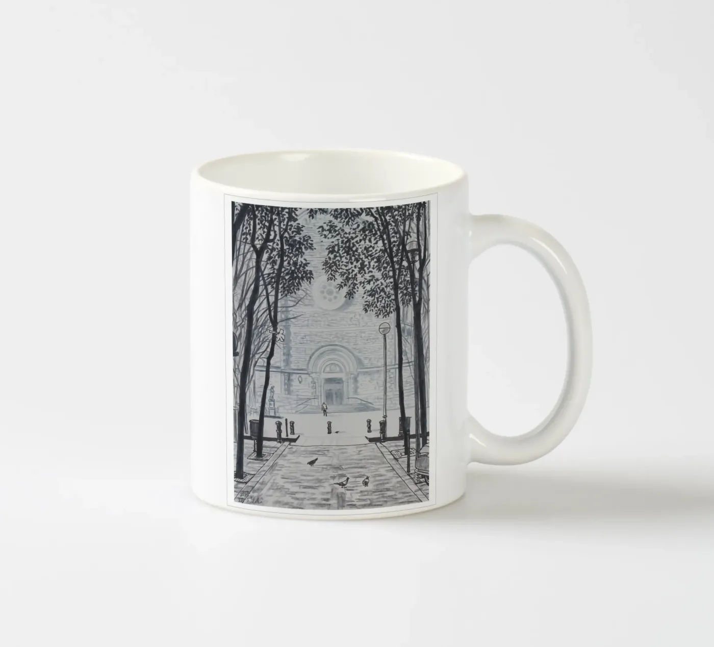 Tranquil Local ceramic mug by Asobōze
