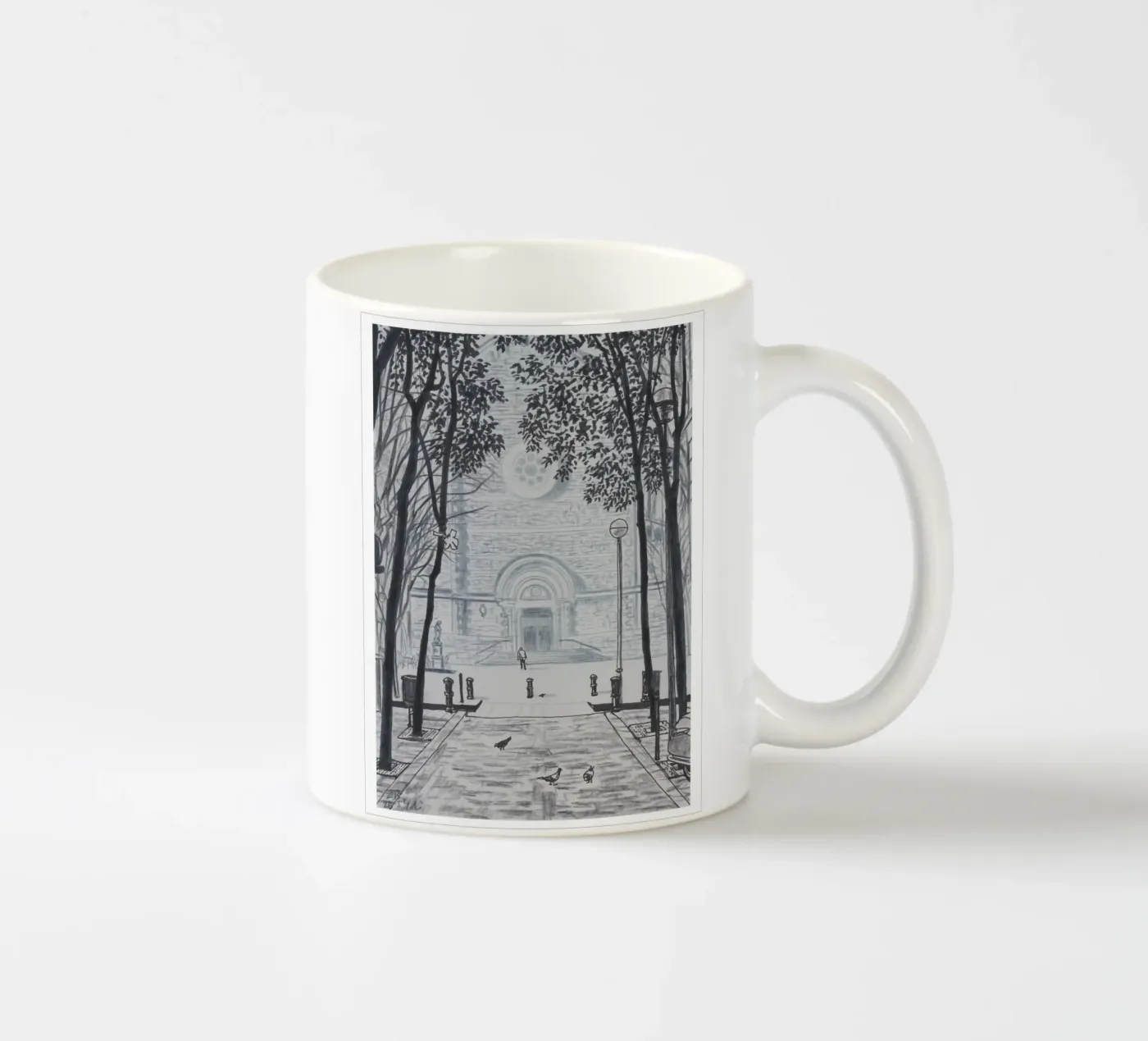 Tranquil Local ceramic mug by Asobōze