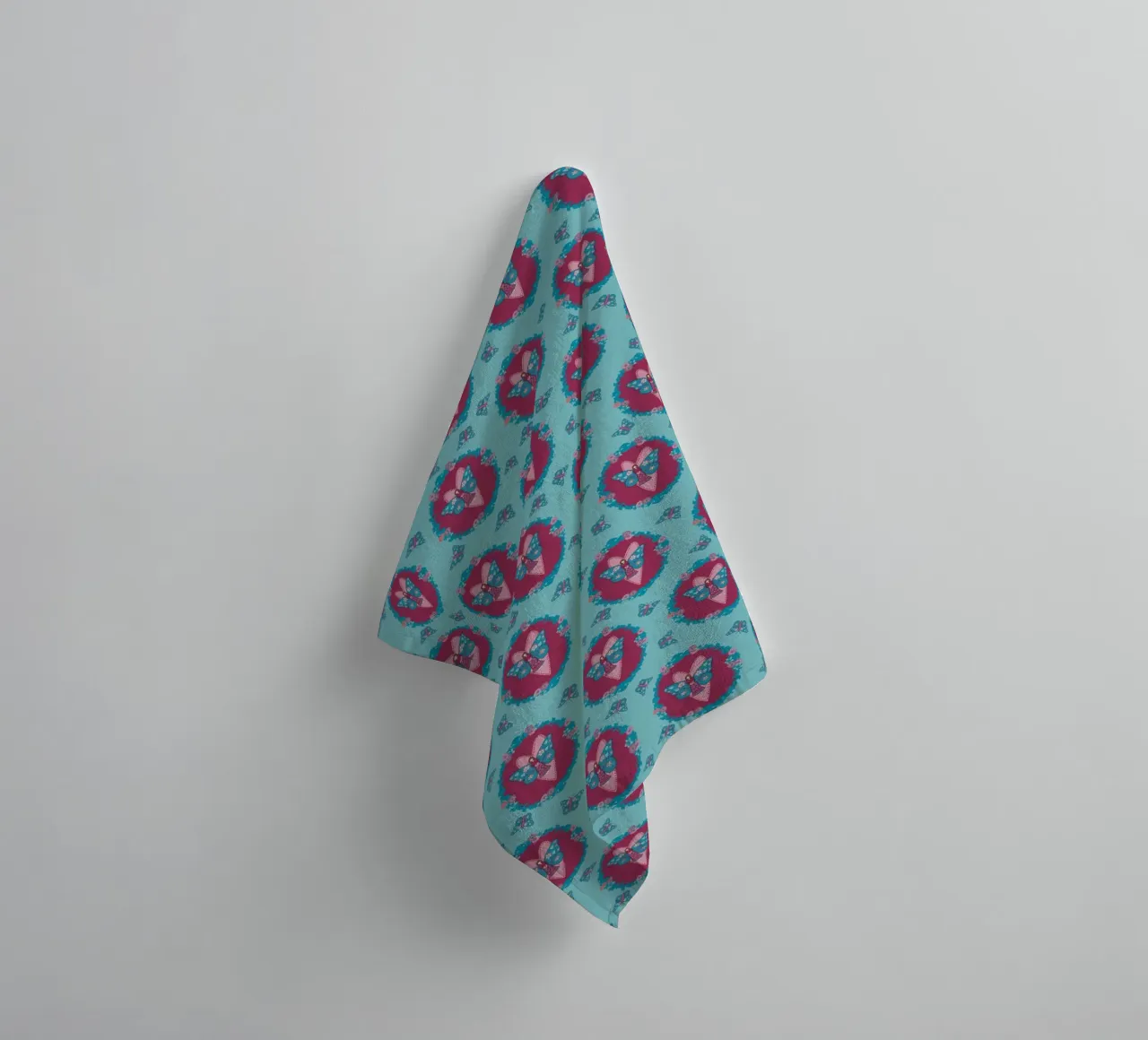 Blooming Imagination Schnörkel klein asciugamano da bagno da Miris bunte Modewelt