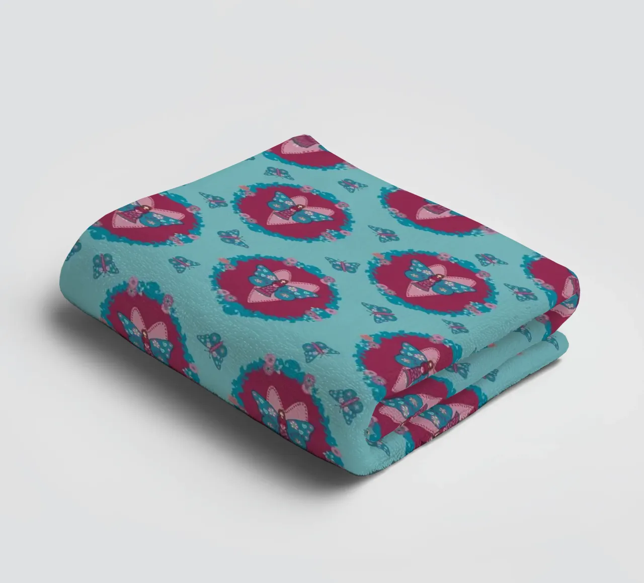 Blooming Imagination Schnörkel klein asciugamano da bagno da Miris bunte Modewelt