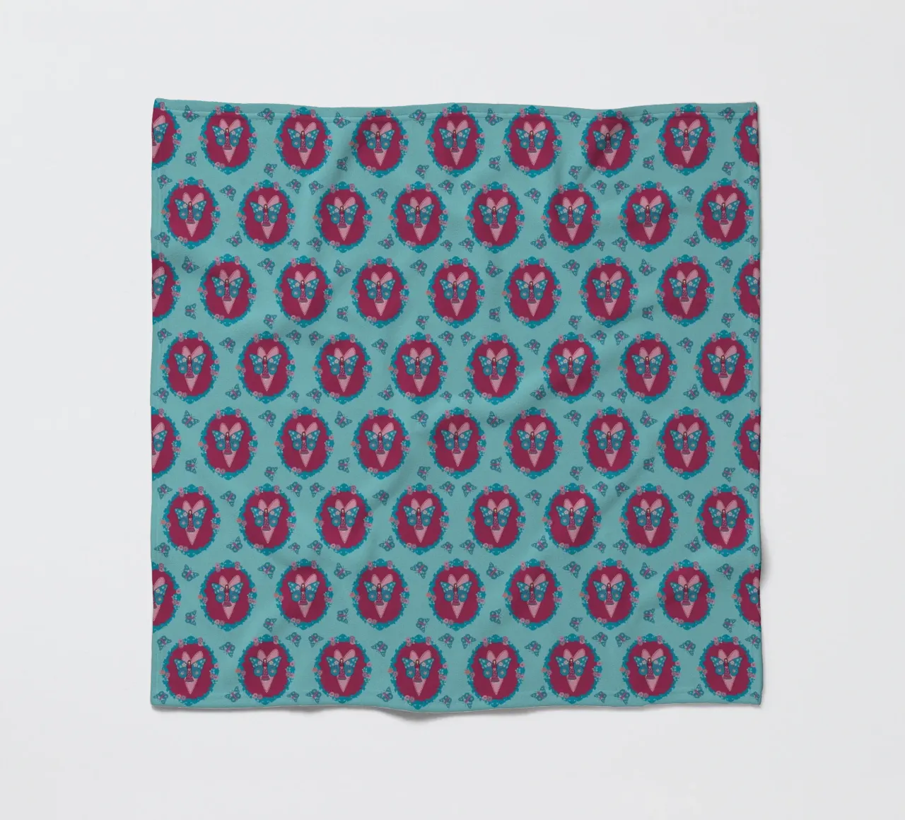 Blooming Imagination Schnörkel klein coperta in pile da Miris bunte Modewelt