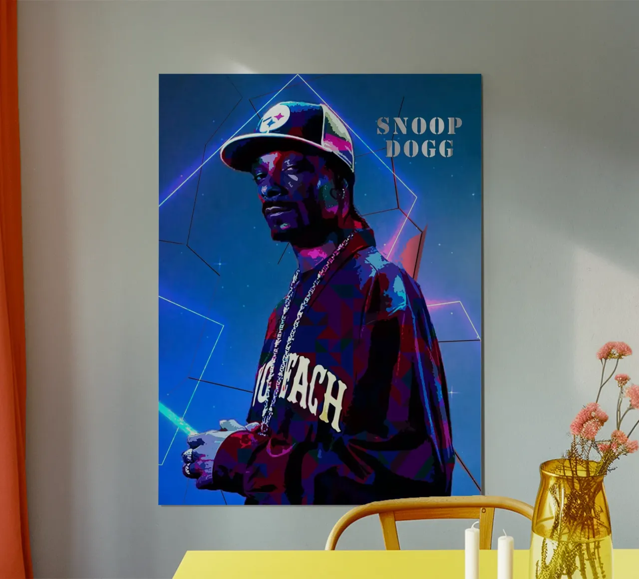Lo Snoop poster con telaio in plastica da neonartroom