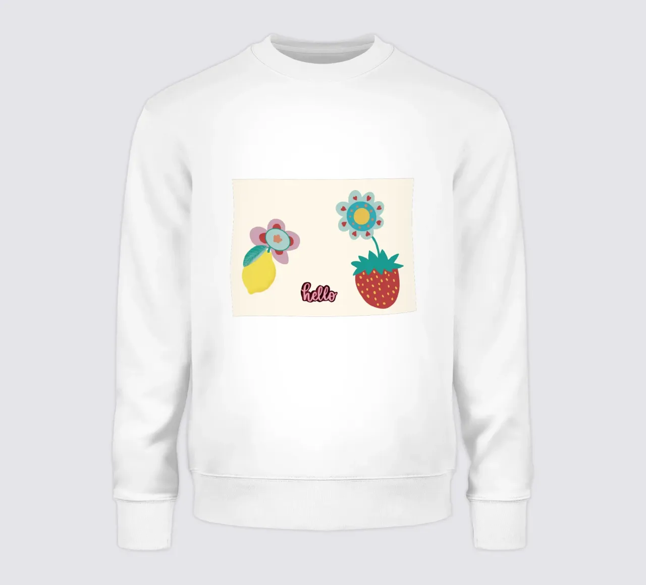 Juicyfruit hello felpa da Miris bunte Modewelt