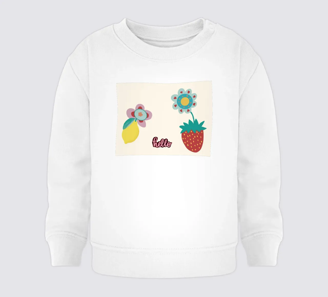 Juicyfruit hello felpa neonato da Miris bunte Modewelt