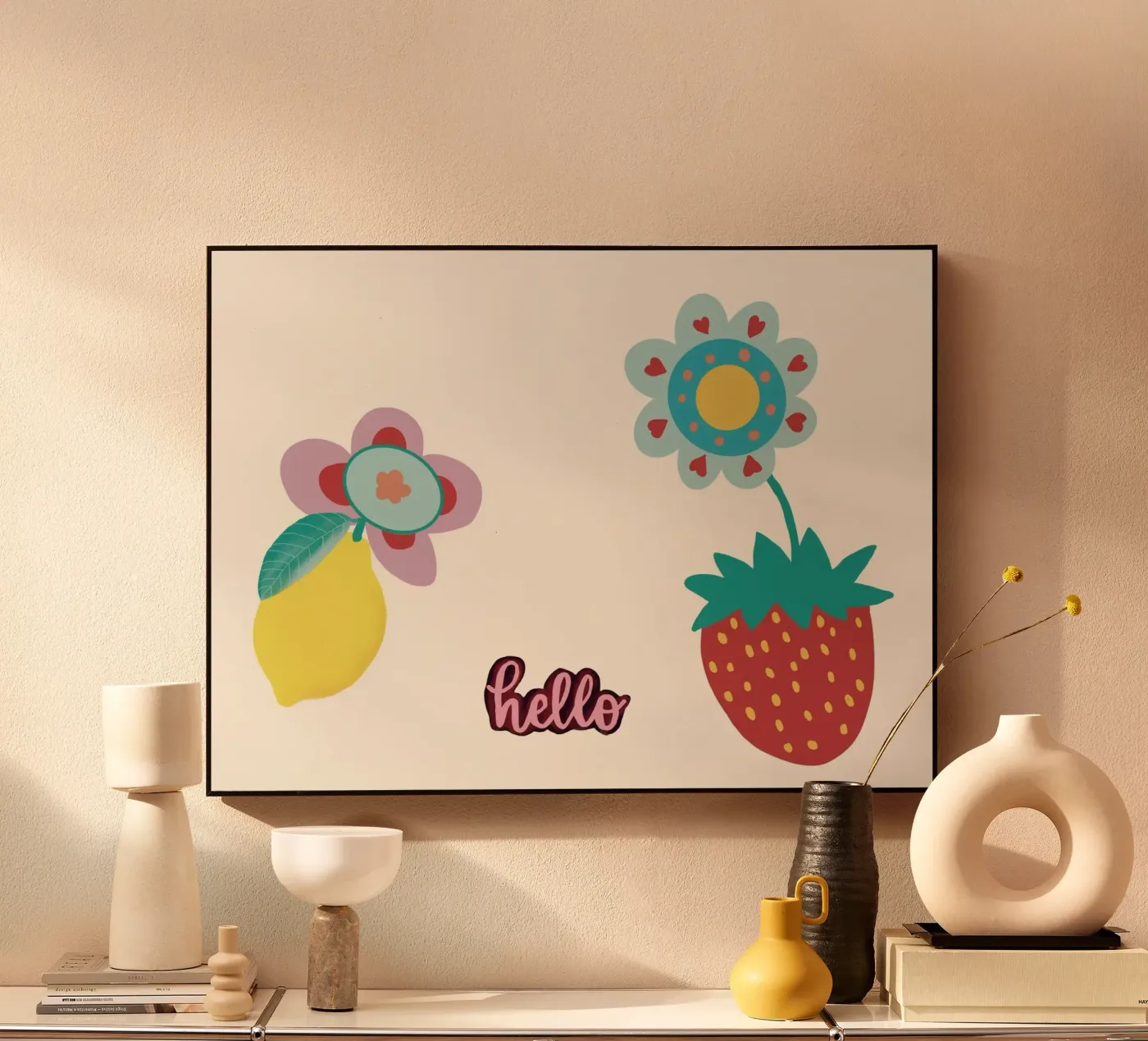 Juicyfruit hello plexiglas de Miris bunte Modewelt