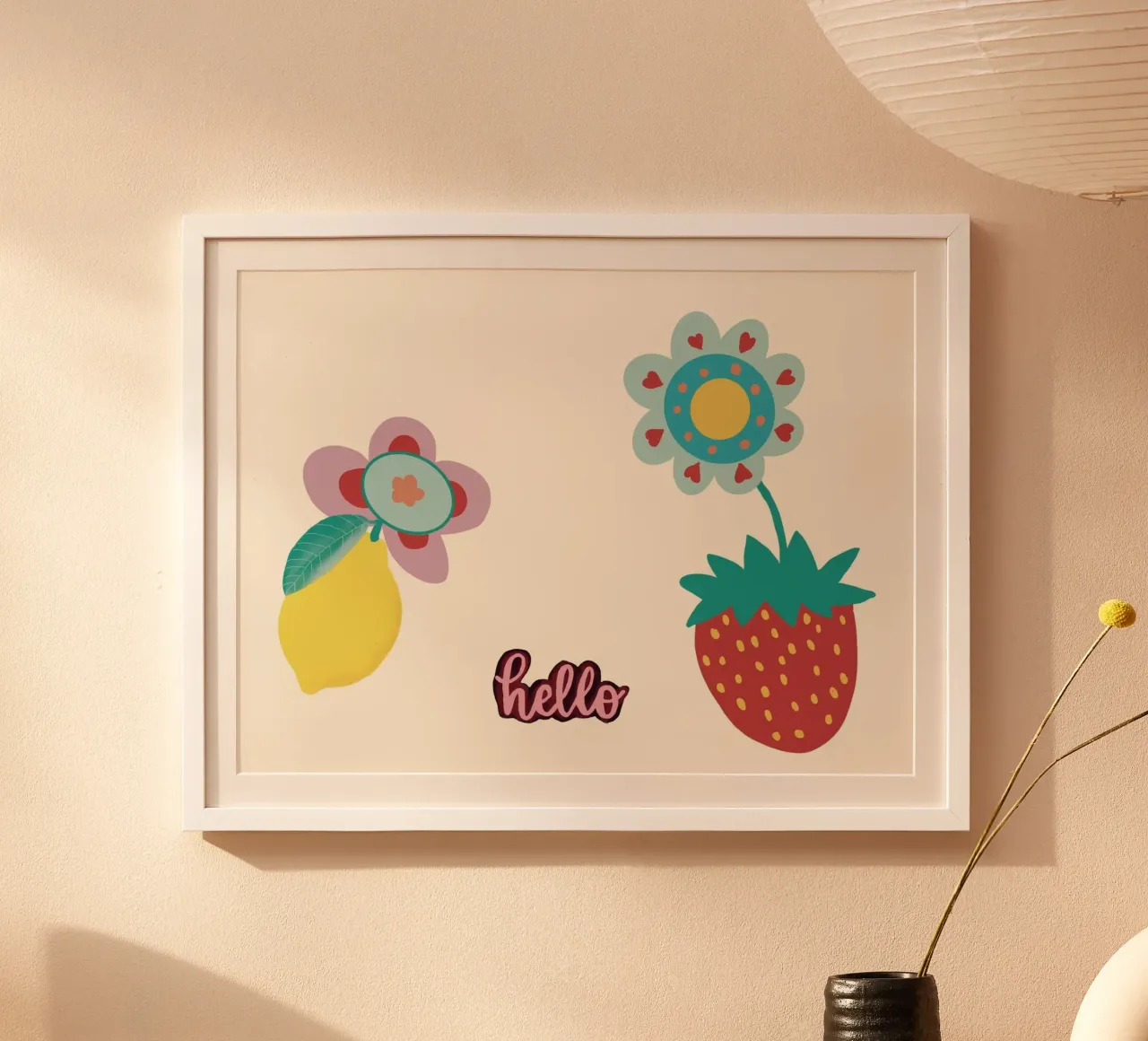 Juicyfruit hello poster da Miris bunte Modewelt