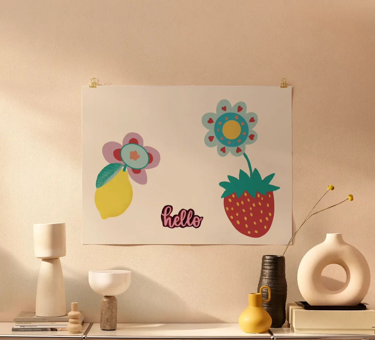 Juicyfruit hello poster da Miris bunte Modewelt