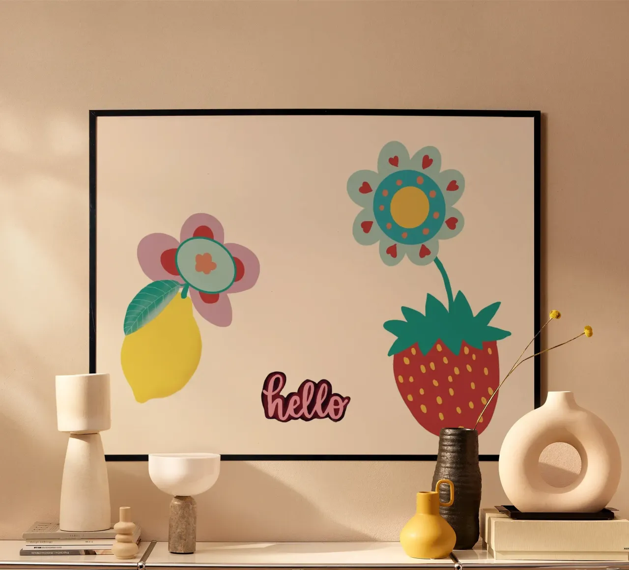 Juicyfruit hello poster da Miris bunte Modewelt