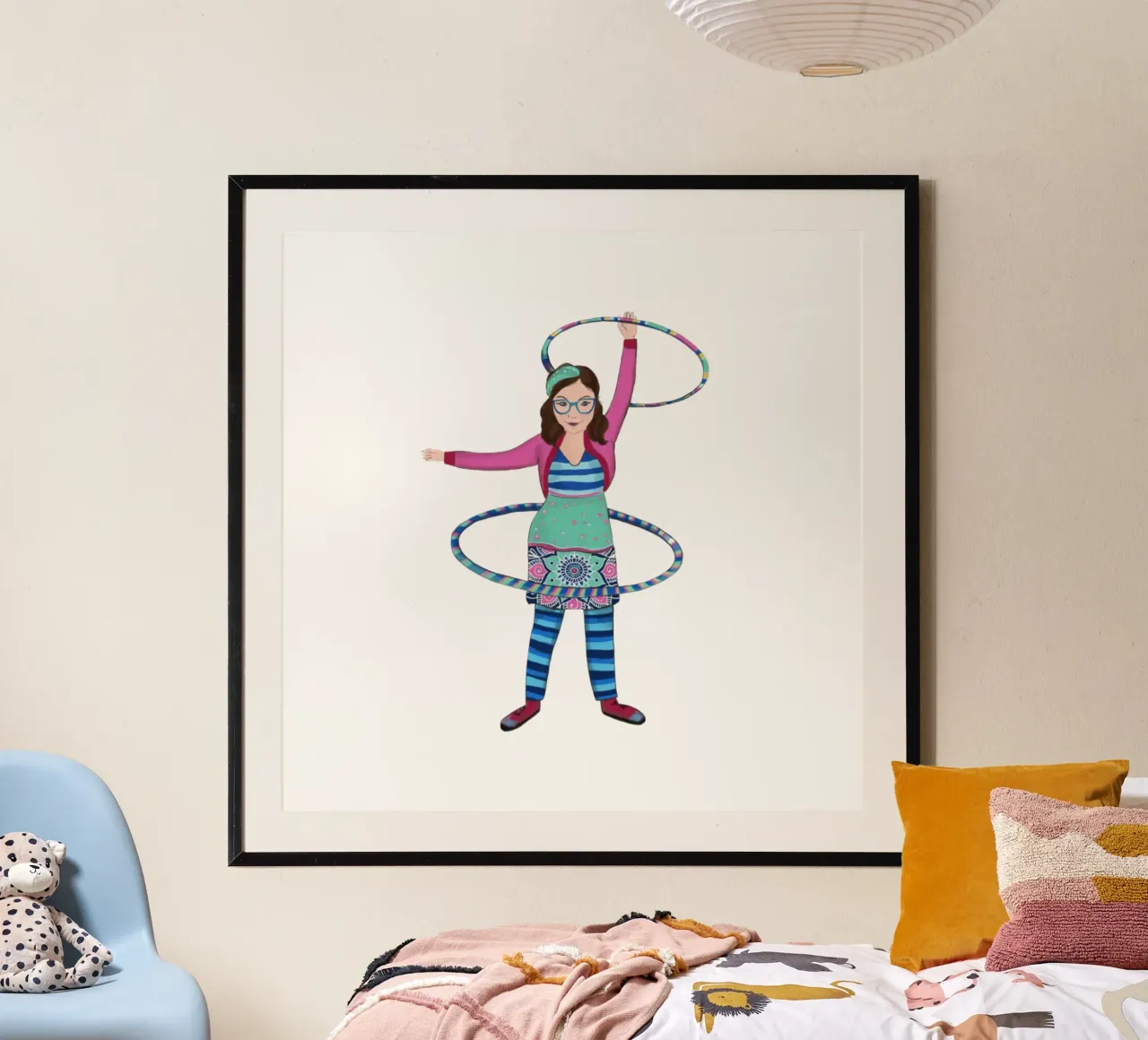Hula Girl poster da Miris bunte Modewelt