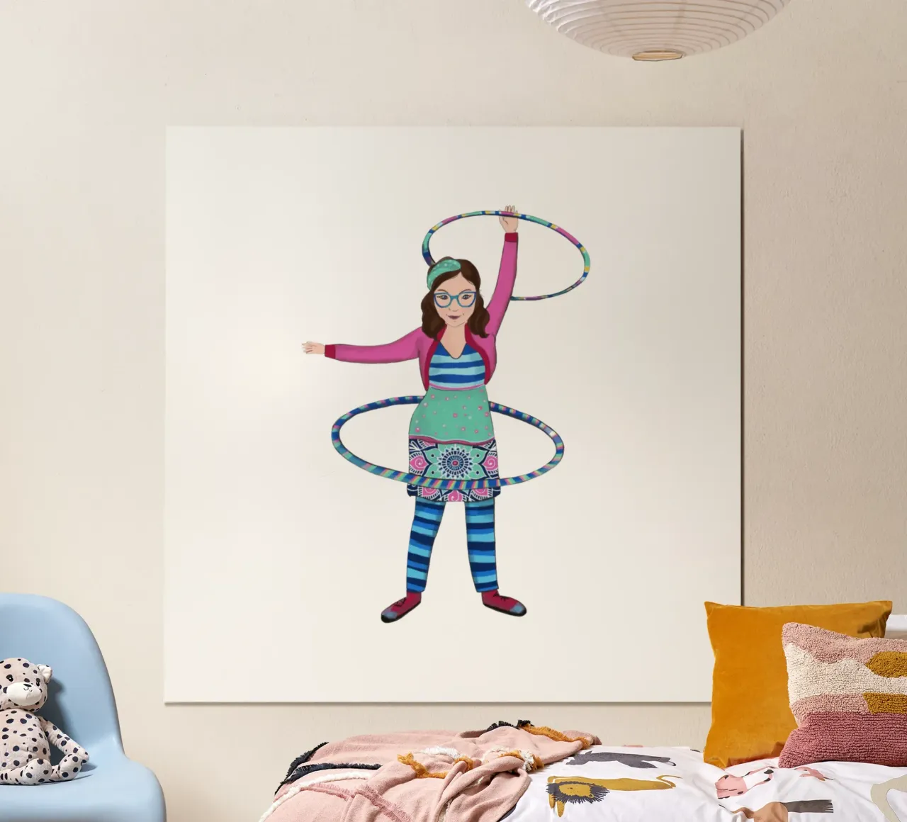 Hula Girl poster da Miris bunte Modewelt