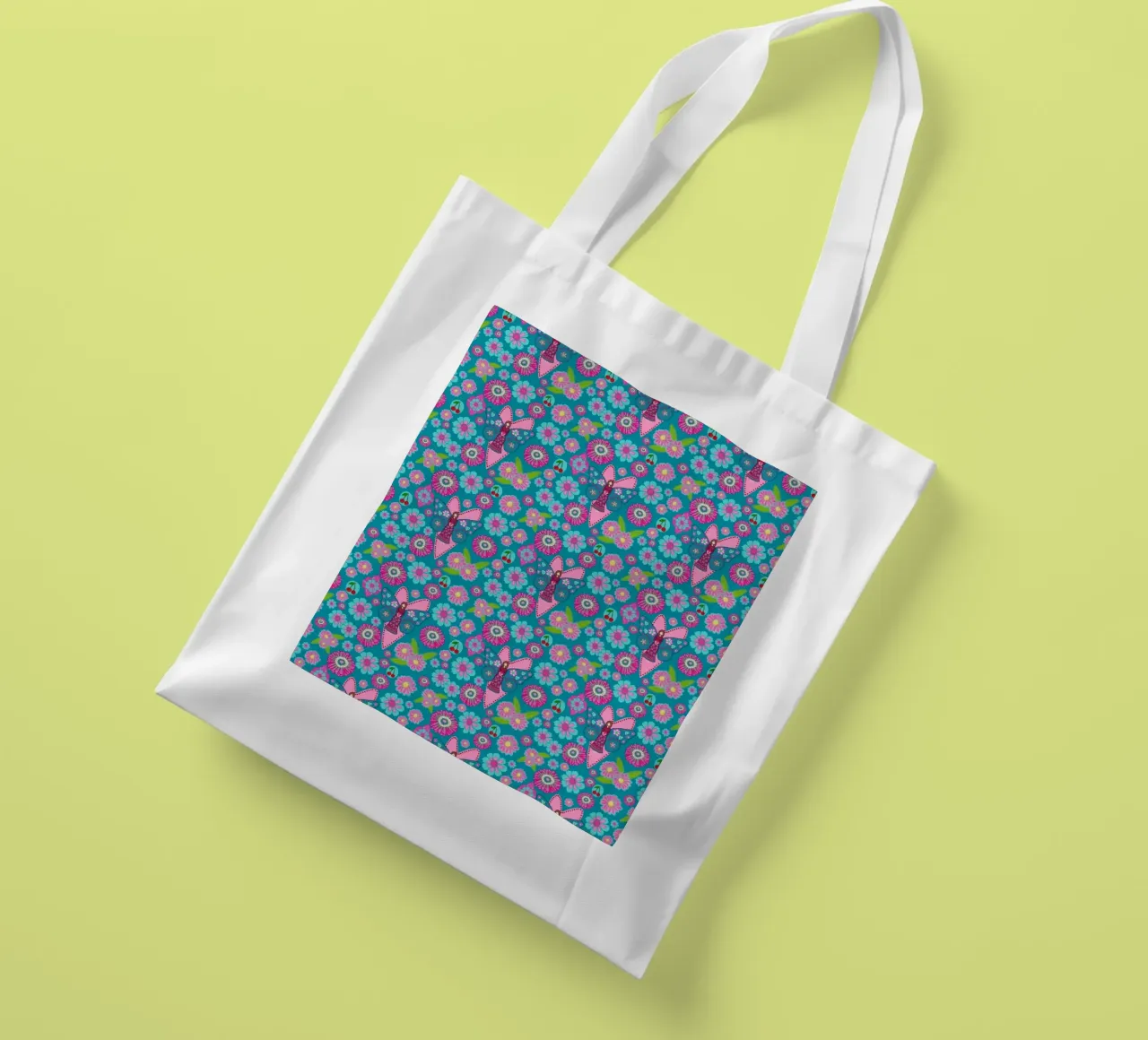 Blooming Imagination Pattern borsa in juta da Miris bunte Modewelt