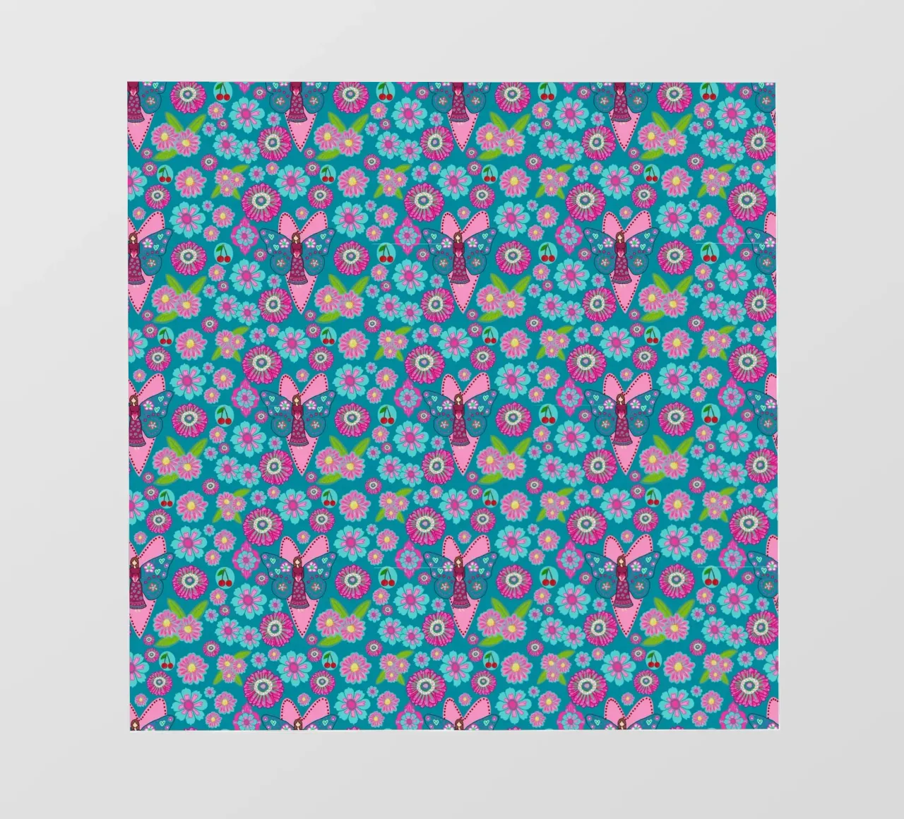 Blooming Imagination Pattern lámina retroiluminada de Miris bunte Modewelt