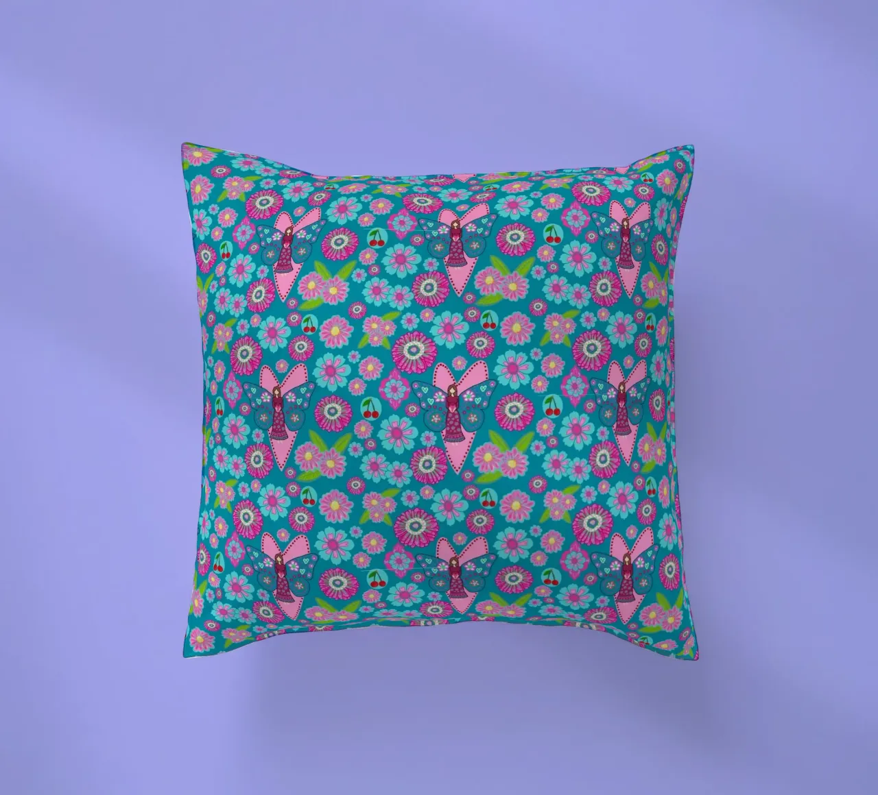Blooming Imagination Pattern cojín de Miris bunte Modewelt