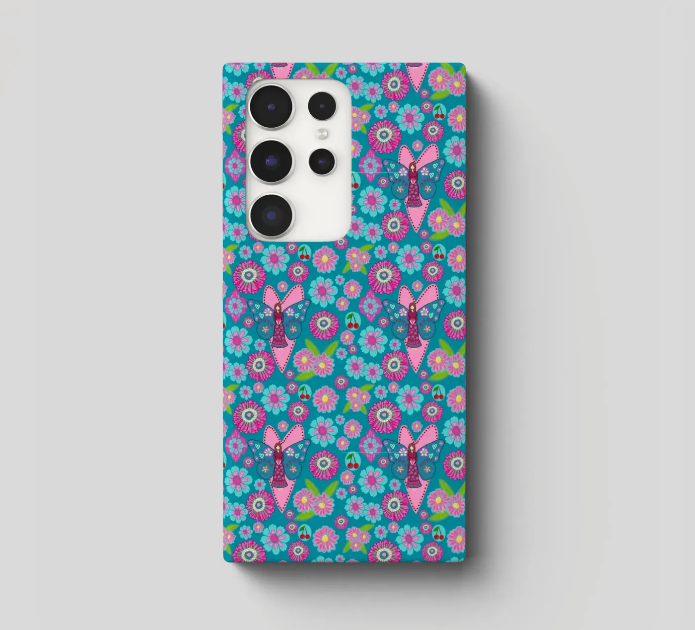 Blooming Imagination Pattern cover samsung da Miris bunte Modewelt